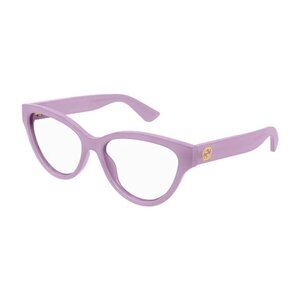 NEW GUCCI EYEGLASSES, VIOLET WOMEN CAT EYE EYEWEAR GUCCI GG1581O 004